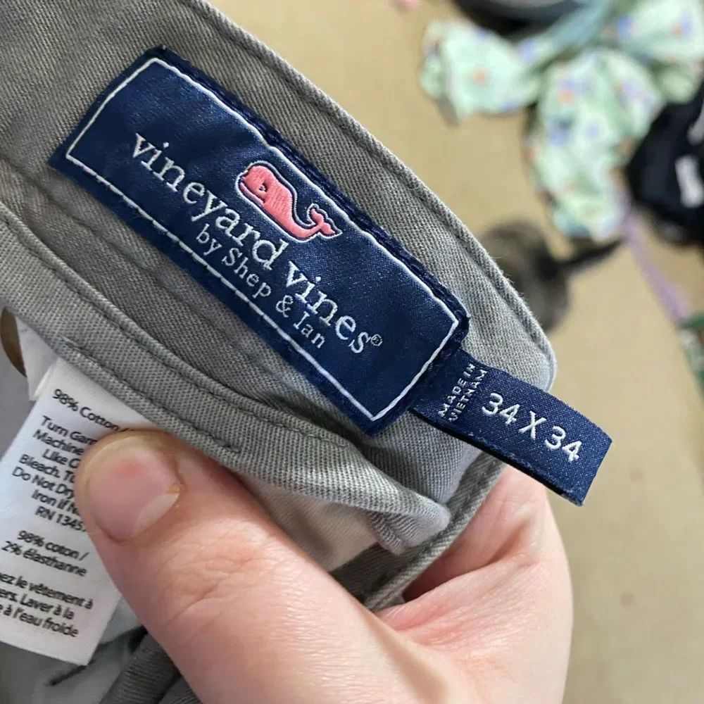 Vineyard Vines Gray Chino Pants